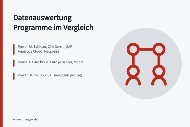 Vergleich von fünf Datenauswertungsprogrammen für Controlling und Reporting. Datenauswertung Programme für Controlling und Reporting im Vergleich