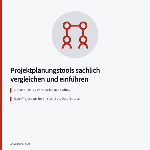 Vergleich von Projektplanungstools mit Preisen, Anbietern und Kriterien. Projektplanung Tools Bewertung als Ratgeber für Auswahl und Einführung